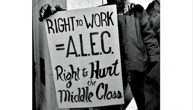 CORP WOLF PAC ALEC - RIGHT TO WORK A.L.E.C. A.F.P IS RIGHT TO HUNT THE MIDDLE CLASS - 1